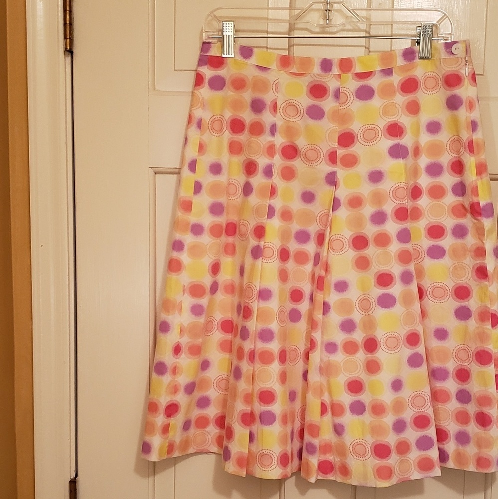 Beautiful Spring Skirt Rafaella size 8 Fit & Flare